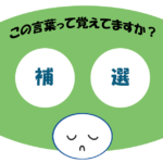 「補選」覚えていますか？